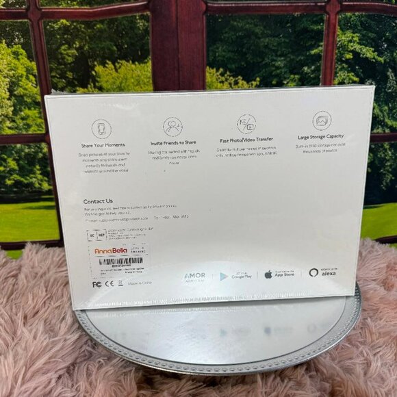 NIB Anna Bella 10.1 Inch IPS HD Touch Screen WiFi Digital Picture Frame - BLK - Picture 3 of 3